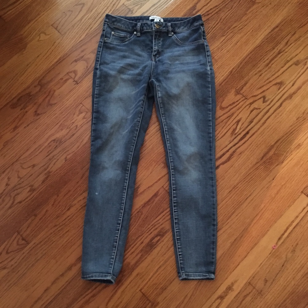 Tribal skinny jeans denim